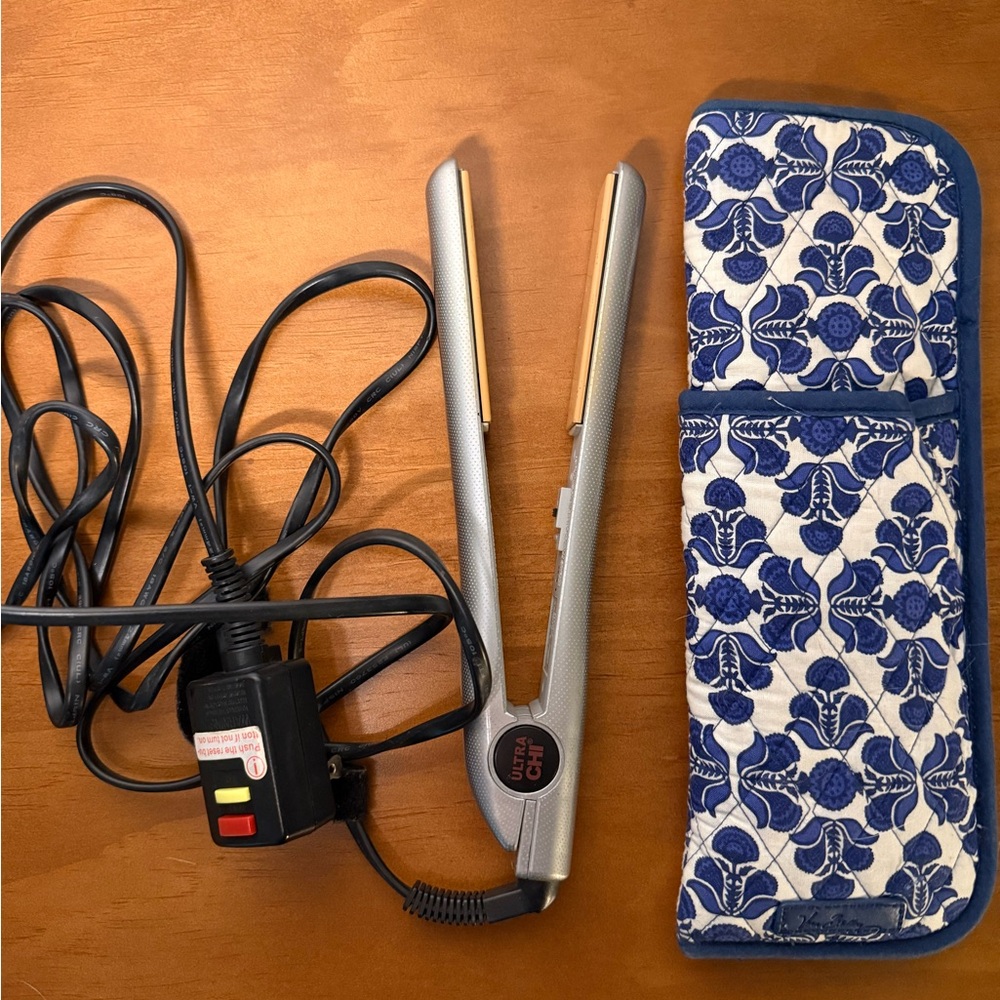 CHI Hair Straightener with Silver and Gold Finish